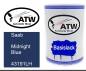 Preview: Saab, Midnight Blue, 43191LH: 500ml Lackdose, von ATW Autoteile West.